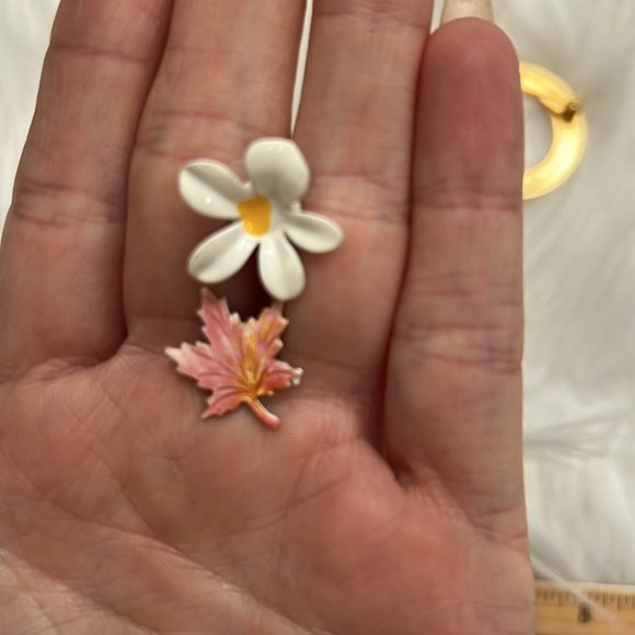 Vintage 90s Brooch - Gold Brooch Interchangeable - Picture 4 of 4